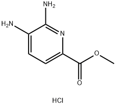 methyl 5,6-diaminopyridine-2-carboxylate hydrochloride 구조식 이미지