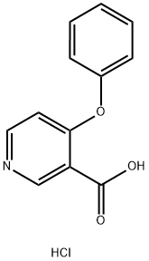 4-phenoxypyridine-3-carboxylic acid hydrochloride 구조식 이미지