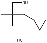 2-cyclopropyl-3,3-dimethylazetidine hydrochloride 구조식 이미지
