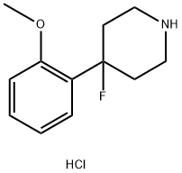 4-Fluoro-4-(2-methoxyphenyl)piperidine?hydrochloride 구조식 이미지