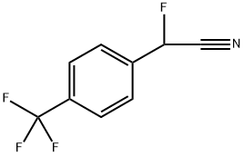 Benzeneacetonitrile, α-fluoro-4-(trifluoromethyl)- 구조식 이미지