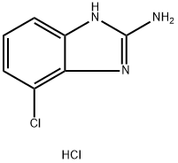 4-chloro-1H-1,3-benzodiazol-2-amine hydrochloride 구조식 이미지