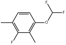 1-(Difluoromethoxy)-3-fluoro-2,4-dimethylbenzene Structure