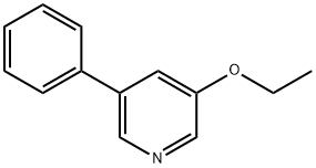 3-ethoxy-5-phenylpyridine Structure