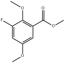 methyl 3-fluoro-2,5-dimethoxybenzoate Structure