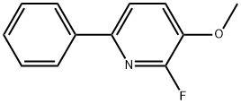 2-Fluoro-3-methoxy-6-phenylpyridine Structure