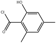 2-Hydroxy-4,6-dimethylbenzoyl chloride Structure