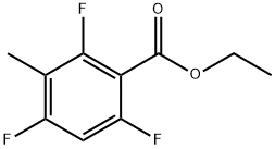 ethyl 2,4,6-trifluoro-3-methylbenzoate Structure