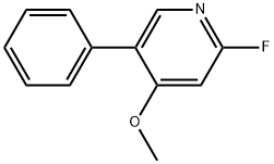 2-Fluoro-4-methoxy-5-phenylpyridine Structure