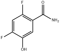 2,4-difluoro-5-hydroxybenzamide Structure