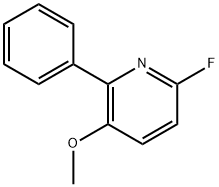 6-Fluoro-3-methoxy-2-phenylpyridine Structure