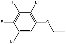 1,4-Dibromo-5-ethoxy-2,3-difluorobenzene Structure