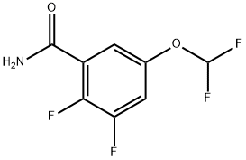 5-(Difluoromethoxy)-2,3-difluorobenzamide Structure