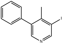 3-Iodo-4-methyl-5-phenylpyridine Structure