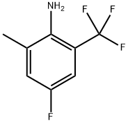 4-Fluoro-2-methyl-6-(trifluoromethyl)aniline Structure