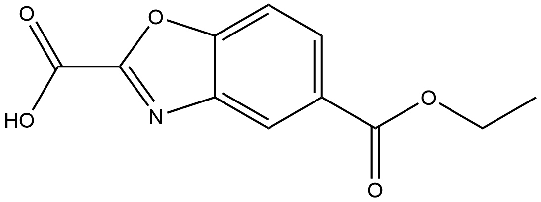 Ethyl 2-carboxybenzo[d]oxazole-5-carboxylate Structure