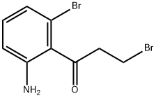 1-(2-Amino-6-bromophenyl)-3-bromopropan-1-one Structure