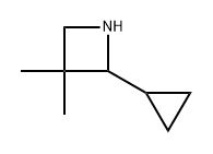 2-cyclopropyl-3,3-dimethyl-azetidine Structure