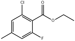 ethyl 2-chloro-6-fluoro-4-methylbenzoate Structure