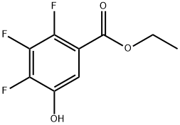 Ethyl 2,3,4-trifluoro-5-hydroxybenzoate Structure