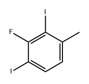 2-Fluoro-1,3-diiodo-4-methylbenzene Structure