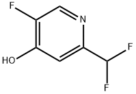 2-(Difluoromethyl)-5-fluoropyridin-4-ol 구조식 이미지