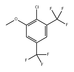 2-Chloro-1-methoxy-3,5-bis(trifluoromethyl)benzene Structure