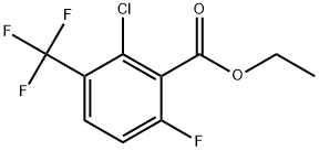 Ethyl 2-chloro-6-fluoro-3-(trifluoromethyl)benzoate Structure