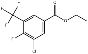 Ethyl 3-chloro-4-fluoro-5-(trifluoromethyl)benzoate Structure