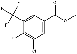 Methyl 3-chloro-4-fluoro-5-(trifluoromethyl)benzoate Structure