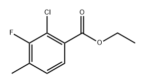 Ethyl 2-chloro-3-fluoro-4-methylbenzoate Structure