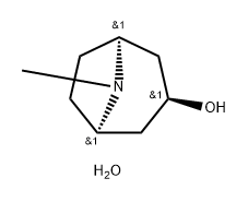 2,3-디히드로-3α-히드록시-8-메틸노르트로피딘 구조식 이미지