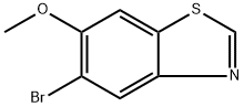 5-bromo-6-methoxybenzo[d]thiazole Structure