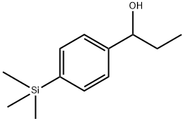 1-(4-(trimethylsilyl)phenyl)propan-1-ol Structure