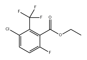 Ethyl 3-chloro-6-fluoro-2-(trifluoromethyl)benzoate Structure
