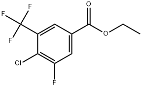 Ethyl 4-chloro-3-fluoro-5-(trifluoromethyl)benzoate Structure