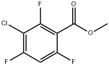 Methyl 3-chloro-2,4,6-trifluorobenzoate Structure