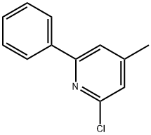 2-Chloro-4-methyl-6-phenylpyridine Structure