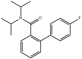 4'-Fluoro-N,N-bis(1-methylethyl)[1,1'-biphenyl]-2-carboxamide Structure