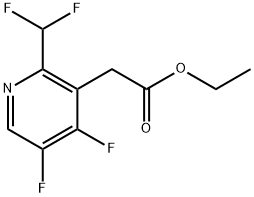 Ethyl 4,5-difluoro-2-(difluoromethyl)pyridine-3-acetate Structure