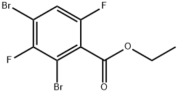 Ethyl 2,4-dibromo-3,6-difluorobenzoate Structure