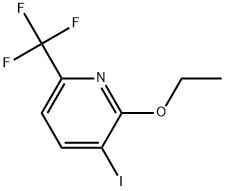 2-Ethoxy-3-iodo-6-(trifluoromethyl)pyridine Structure