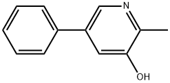 2-Methyl-5-phenyl-3-pyridinol Structure