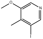 3-iodo-5-methoxy-4-methylpyridine Structure