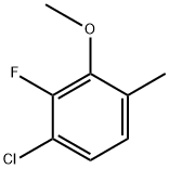 3-Chloro-2-fluoro-6-methylanisole Structure