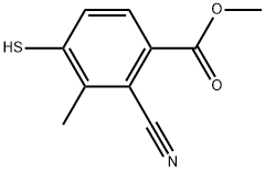 Methyl 2-cyano-4-mercapto-3-methylbenzoate Structure