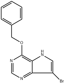 4-benzyloxy-7-bromo-5H-pyrrolo[3,2-d]pyrimidine Structure