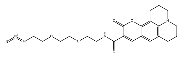 Coumarin 343 azide Structure