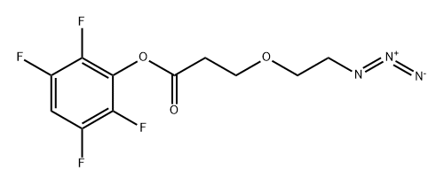 Azido-PEG1-TFP ester Structure