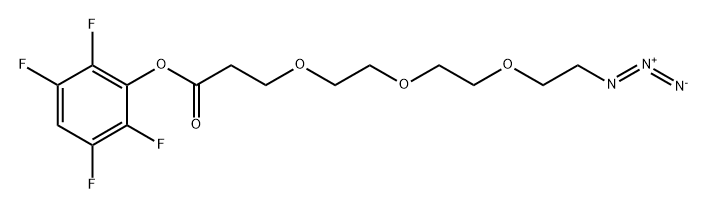 Azido-PEG3-TFP ester Structure